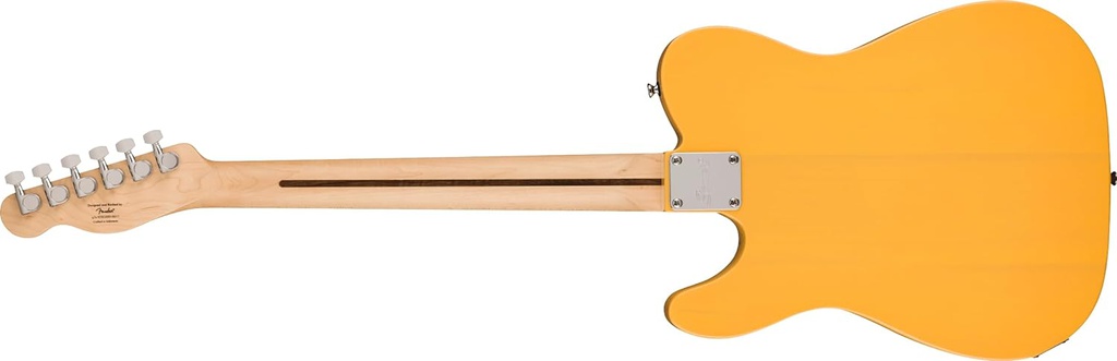 Guit. Elect. Fender Squier Sonic™ Telecaster®, Maple Fingerboard, Black Pickguard, Butterscotch Blonde