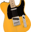 Guit. Elect. Fender Squier Sonic™ Telecaster®, Maple Fingerboard, Black Pickguard, Butterscotch Blonde