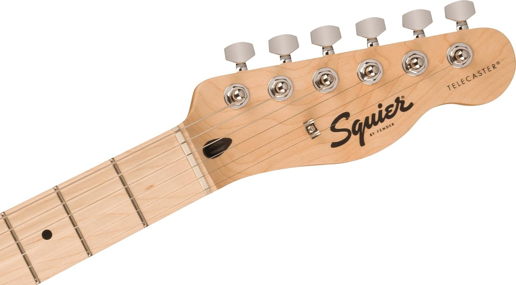 Guit. Elect. Fender Squier Sonic™ Telecaster®, Maple Fingerboard, Black Pickguard, Butterscotch Blonde