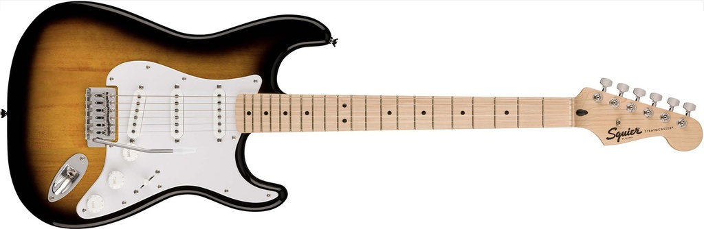 Guit. Elect. Fender Stratocaster Maple Fingerboard, 2-Color Sunburst
