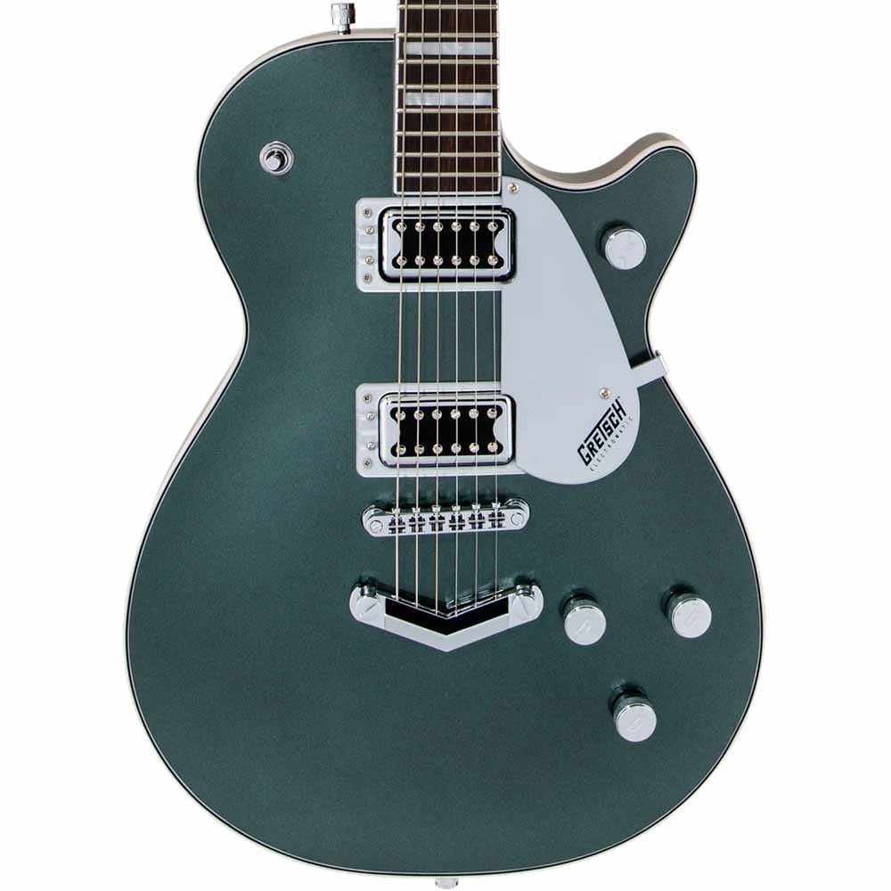 Guit. Elect. Gretsch G5220 Electromatic Jet™ BT Single-Cut Con V-Stoptail, Diapasón De Laurel, Gris Jade Metalizado