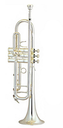 Trompeta Century High Grande Plateada