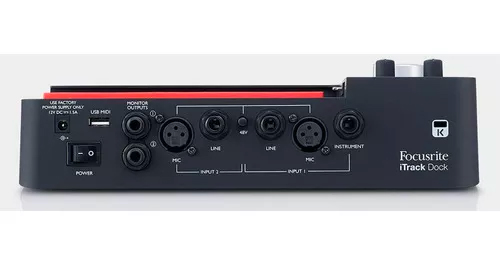 Interfase Focusrite Itrack Dock Studio Con Acce