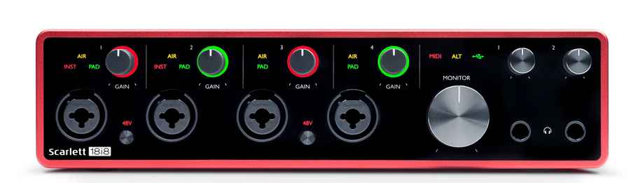 Interfase Focusrite Scarlett 18I8 MOSC0018