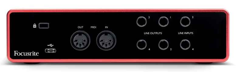 Interfase Focusrite Scarlett 4I4