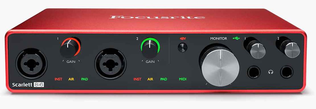 Interfase Focusrite Scarlett 8I6