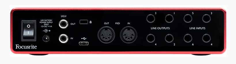 Interfase Focusrite Scarlett 8I6