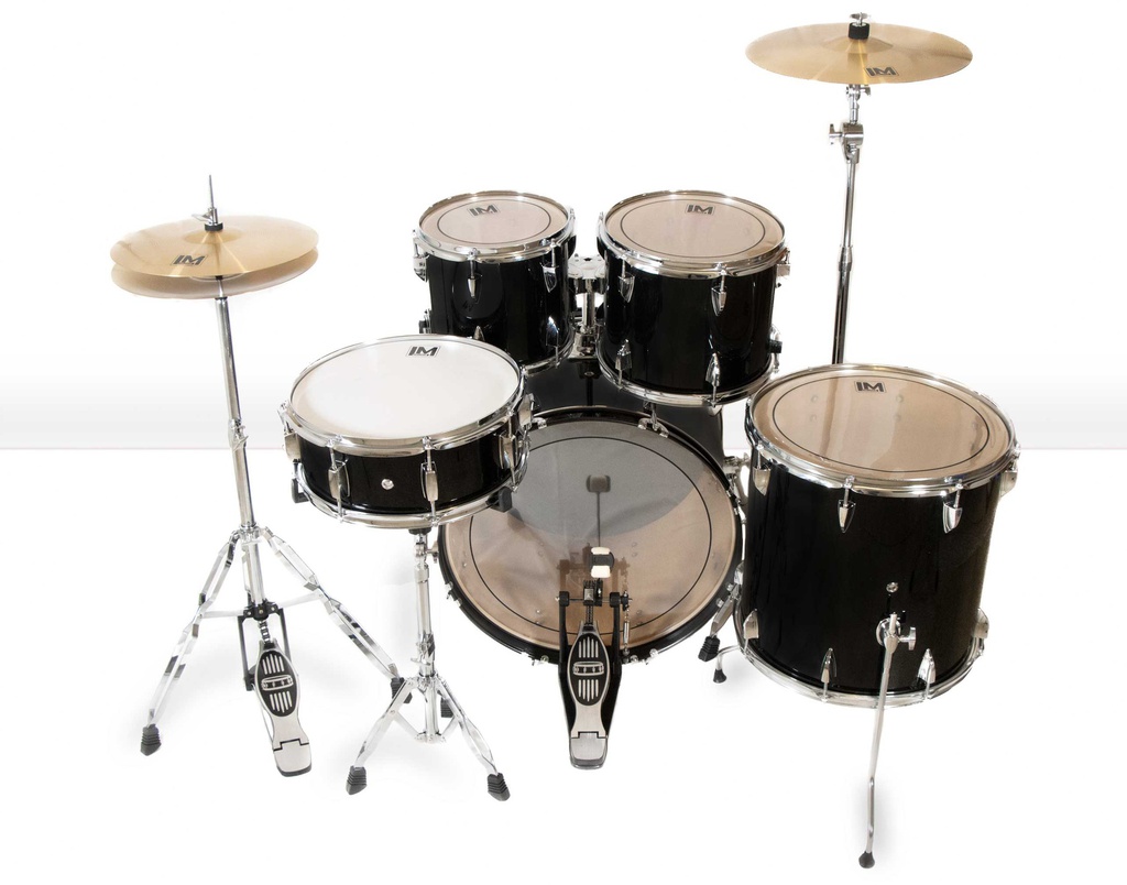Bateria 5 Piezas, Negra