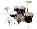 Bateria 5 Piezas, Negra