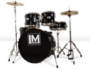 Bateria 5 Piezas, Negra