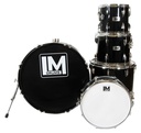 Bateria 5 Piezas, Negra