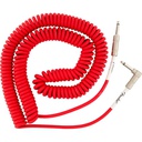 Cable Para Instrumento Fender 30ft Original Coiled Rojo