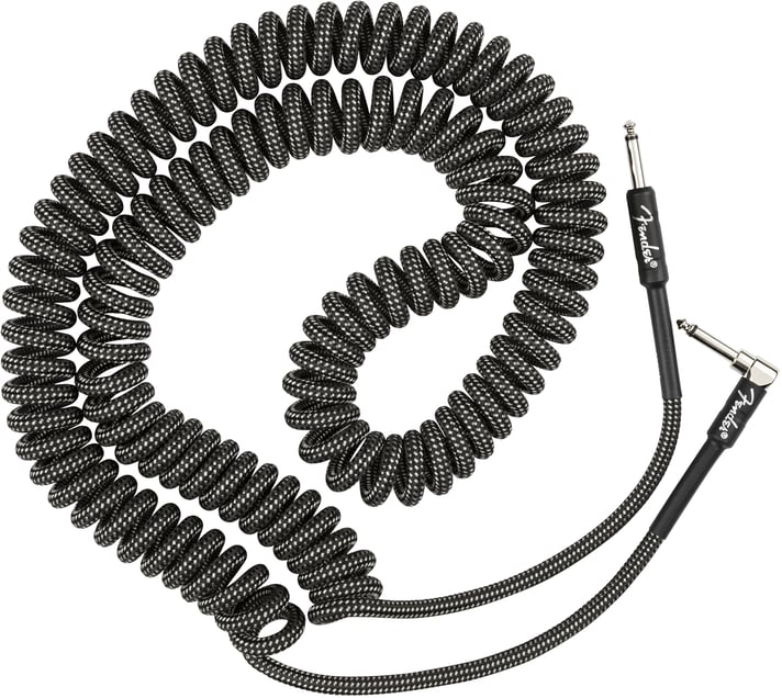 Cable Para Instrumento Fender 30ft Professional Coiled Gris Tweed