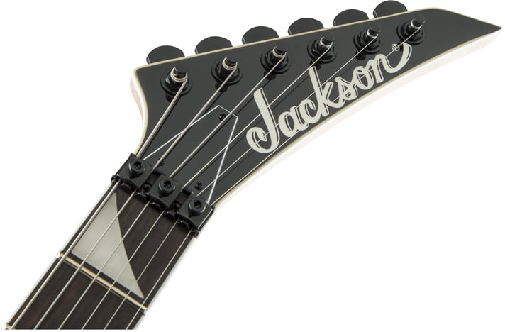 Guitarra Electrica Jackson JS32 KV, Ah Fb, Negra con Blanco