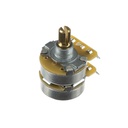 Potenciómetro De Eje Solido Concéntrico De Audio De 250K/500K.