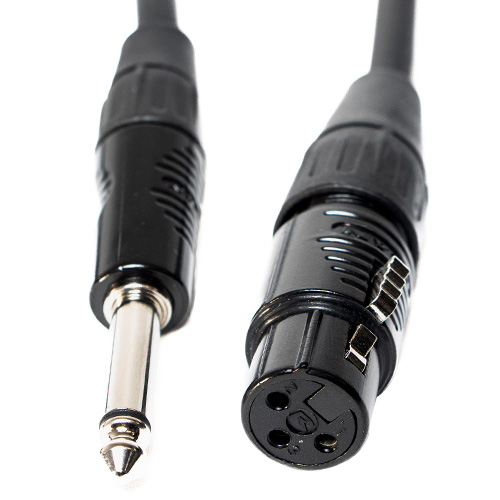 Cable De Canon Hembra A Plug 6.3mm 1m