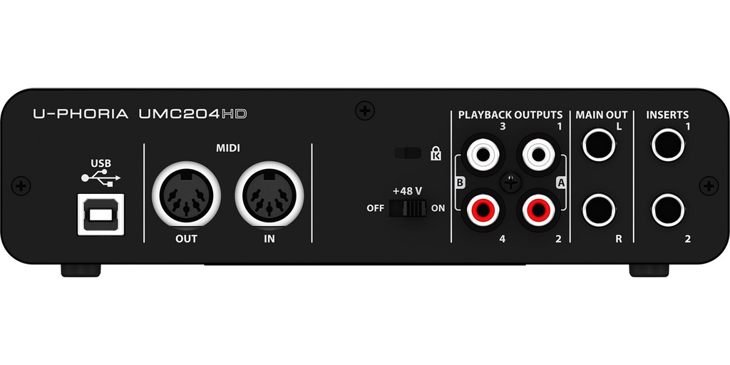 Interfase Behringer  Mod. Umc204Hd