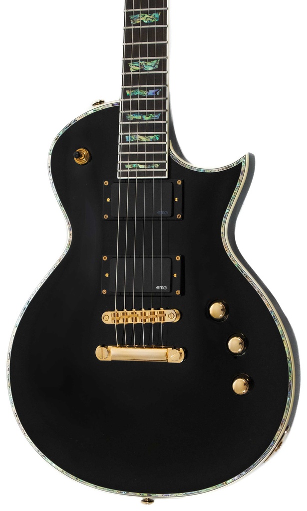 Guitarra Eléctrica LTD EC-1000 negra  LEC1000BLK