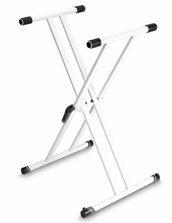 Atril Para Teclado Doble Tijera Blanco Gravity KSX2W