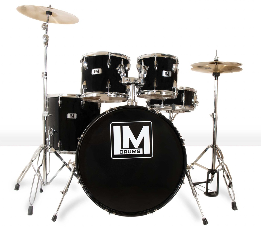 Bateria 5 Piezas, Madera Maple Negra