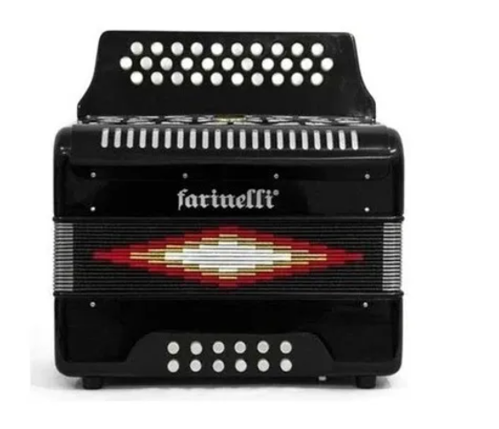 Acordeon Botones MI Negro 3012EAD Farinelli--3012MINI