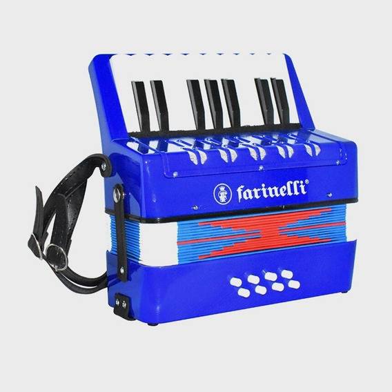 Acordeon Infantil 17 Teclas Azul 17K8BS-- ACJRFAZN