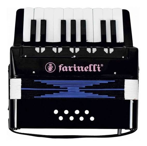 Acordeon Infantil 17 Teclas Negro 17K8BS Farinelli-- ACJRFNE