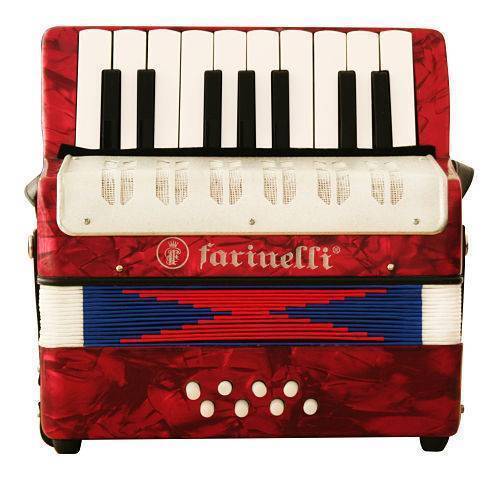 Acordeon Infantil 17 Teclas Rojo 17K8BS Farinelli-- ACJRFRON