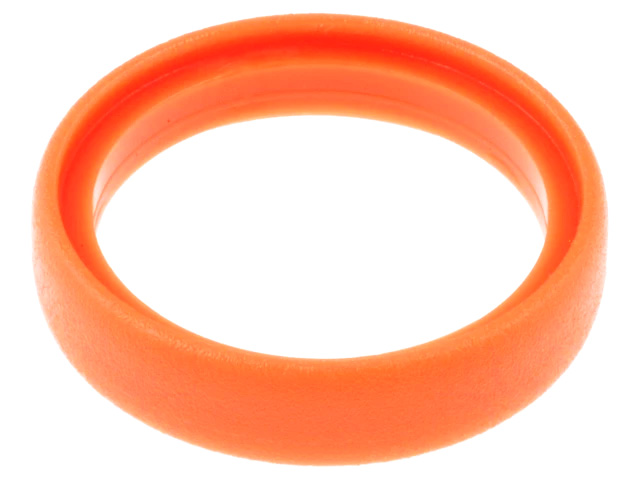 Anillo Identificador De Plastico Naranja