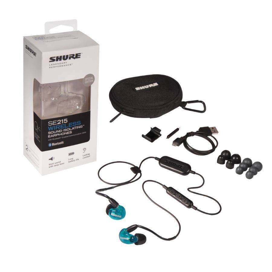 Sistema Para Audifonos In-Ear Inalambricos SHURE Bluetooth, Azul