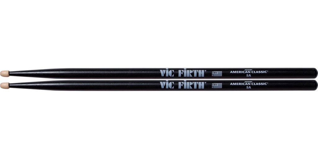 Baquetas 5A Punta Madera Vic Firth