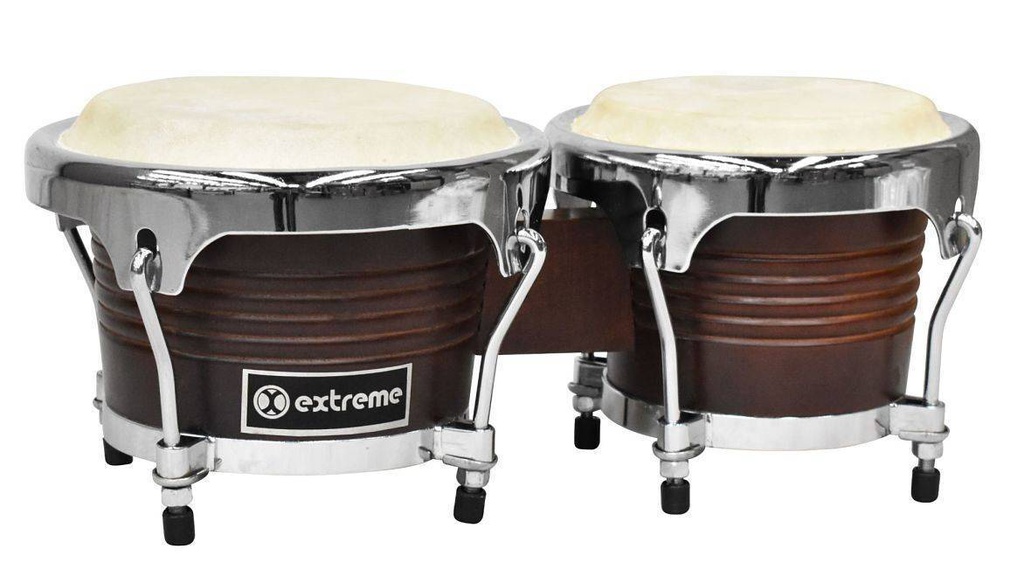 BONGO 7.5" Y 8.5" CAFE OSCURO ARO CROMADO EXTREME
