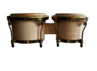 Bongo 8" Y 9" Natural Aro Dorado Century-- CNBG004