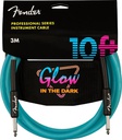 Cable Para Instrumento Fender Glow 10ft Azul