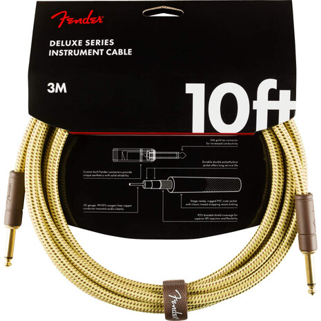 Cable Para Instrumento Fender 10ft Tweed