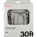 Cable Para Instrumento Fender 30ft Original Coiled Blanco Tweed