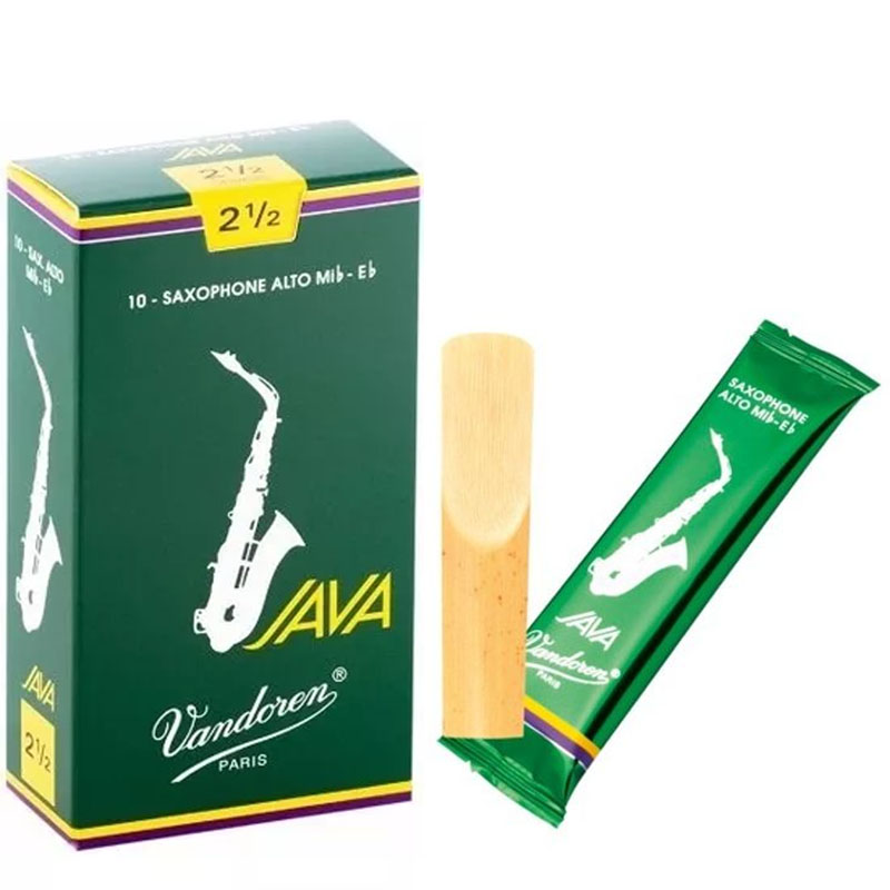 Caña Sax Alto Vandoren Java 2 1/2 Verde (10)