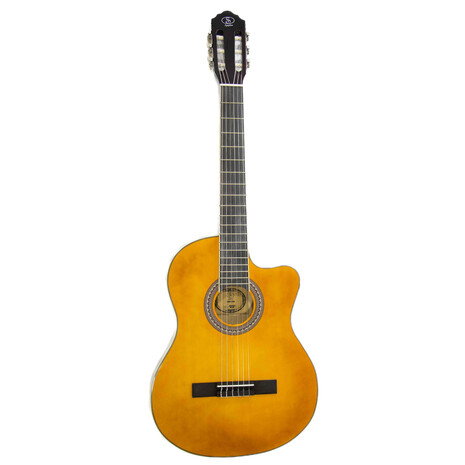 Guitarra Clasica Symphonic Cuerpo Delgada Amarilla-- EC3921C YW