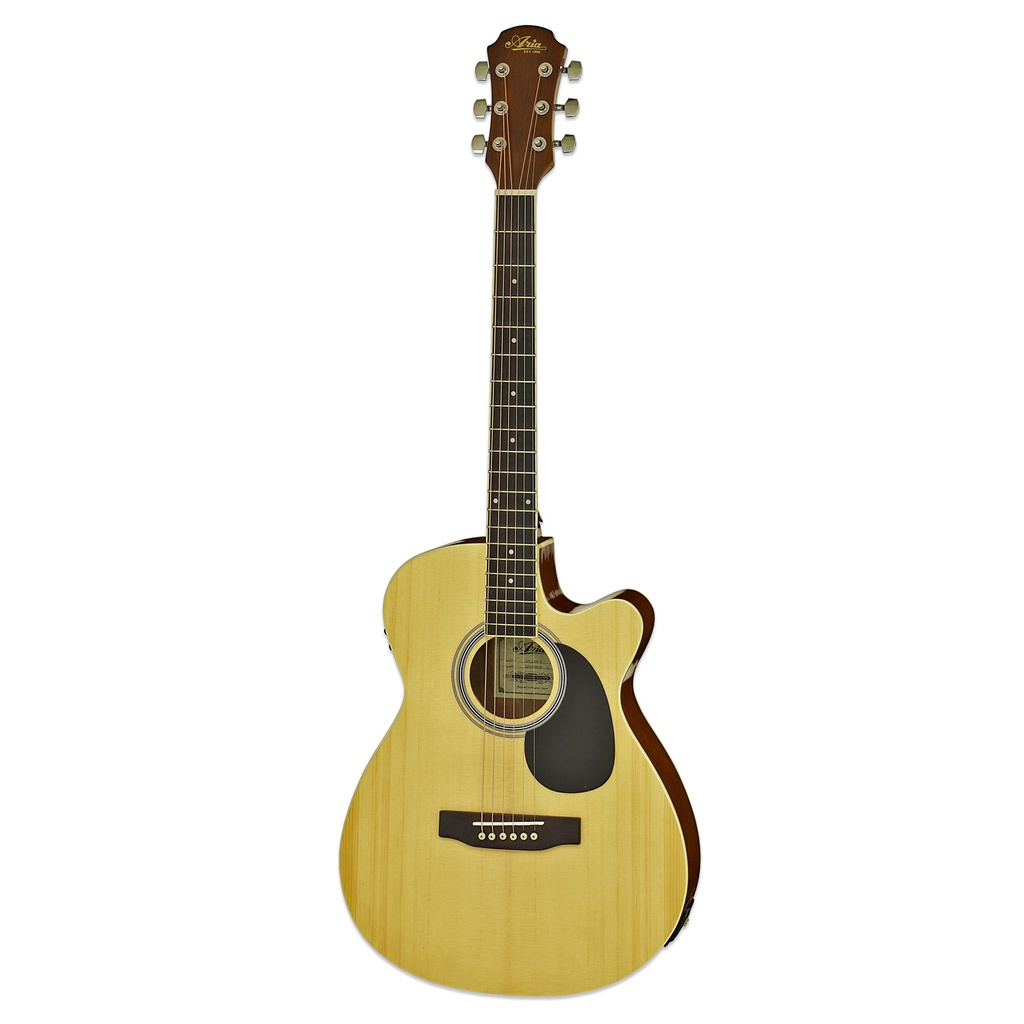 Guitarra Electro-Acustica Natural Aria-- AFN-15CE N