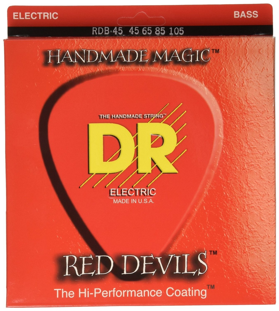 Juego De Cuerdas Para Bajo Electrico Medium 45/105 Red Devils DR-- RDB-45