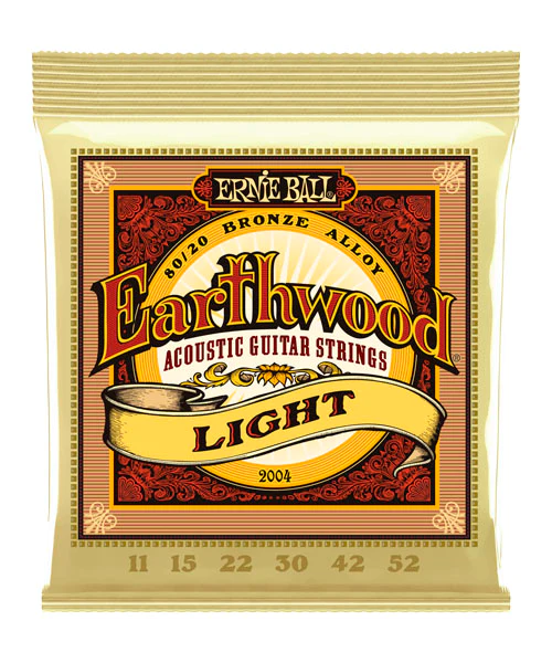 Juego De Cuerdas Para Guitarra Acustica Ernie Ball Earthwood Light-- 2004