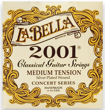 Juego De Cuerdas Para Guitarra Acustica Nylon La Bella-- 2001ME
