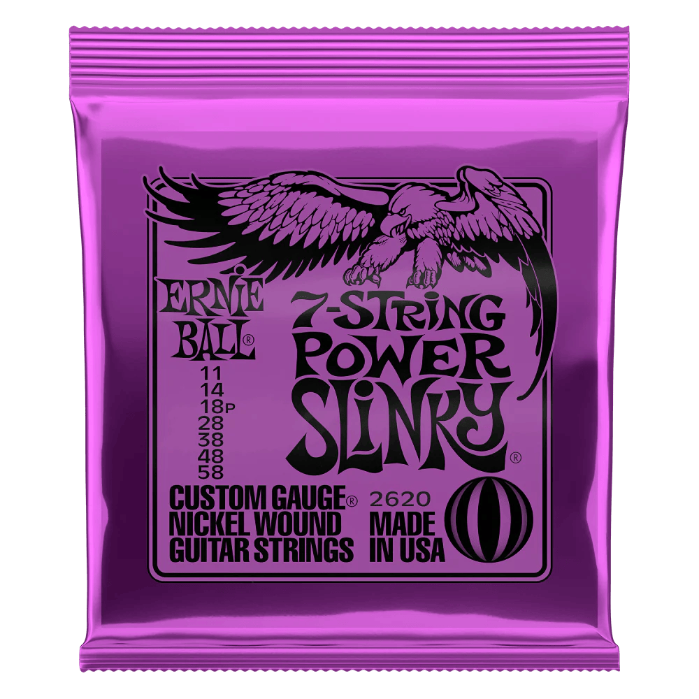 Juego De Cuerdas Para Guitarra Electrica Ernie Ball 011-58 7 Cdas-- 2620 