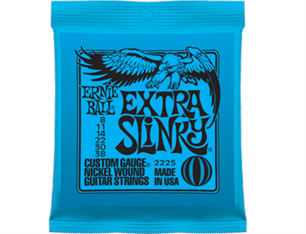 Juego De Cuerdas Para Guitarra Electrica Ernie Ball 08-38 Azul-- 2225