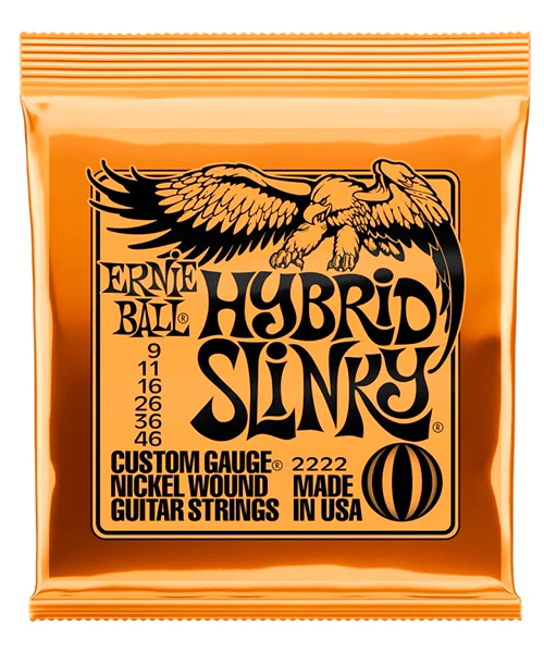 Juego De Cuerdas Para Guitarra Electrica Ernie Ball 9-46 Naranja-- 2222