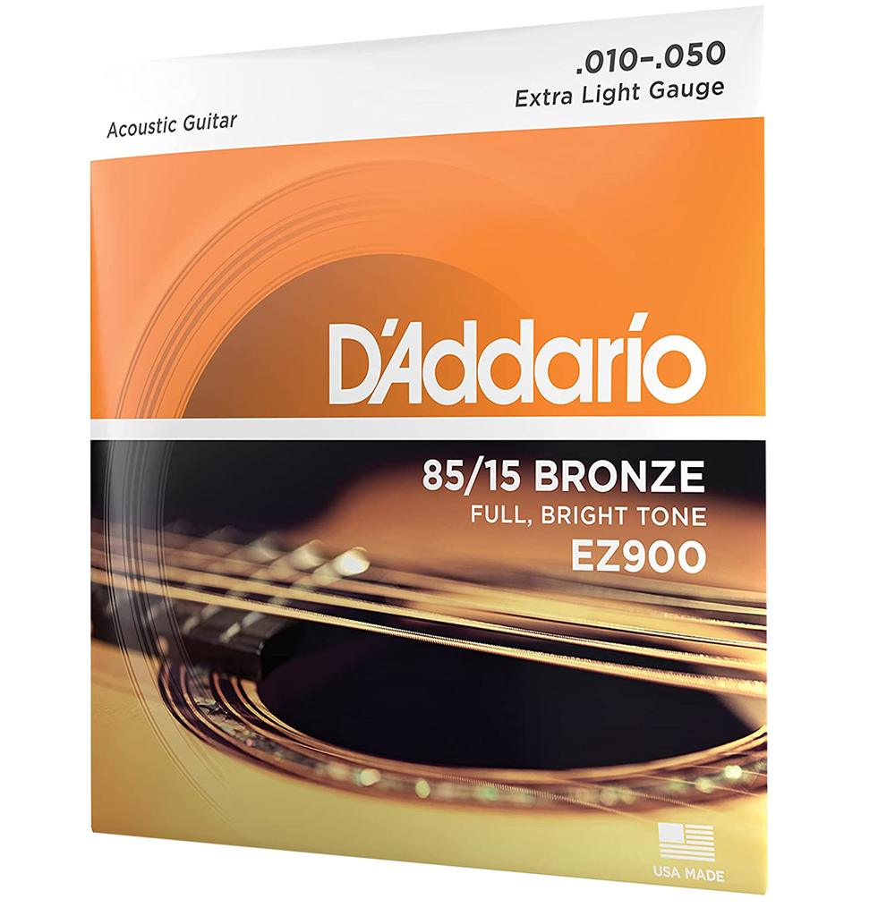 Juego De Cuerdas Para Guitarra Acustica, Bronce 85/15 Daddario-- EZ-900