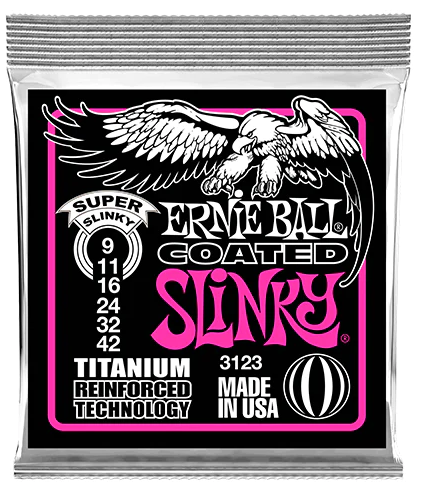 Juego De Cuerdas Guitarra Eléctrica Ernie Ball Titanium