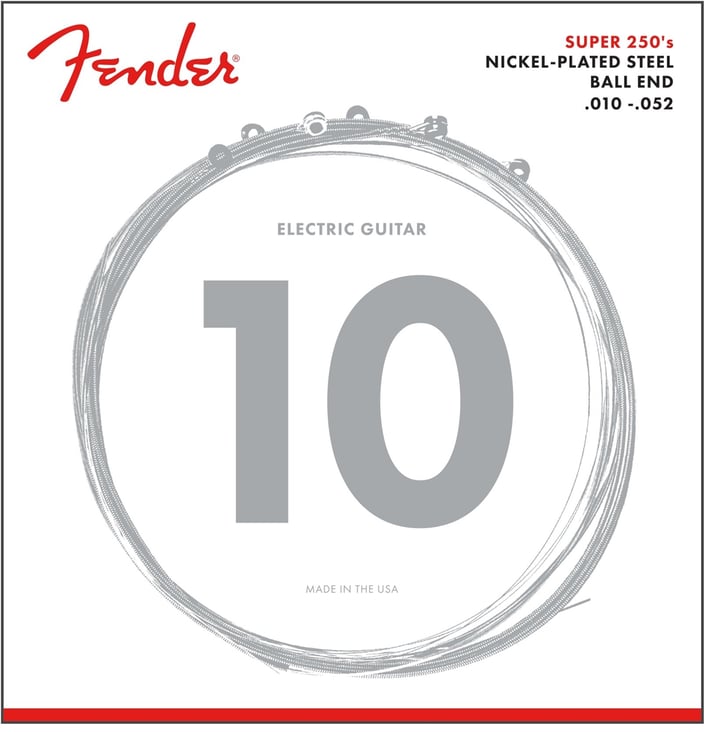 Juego De Cuerdas Para Guitarra Electrica Fender Nickel 250RH