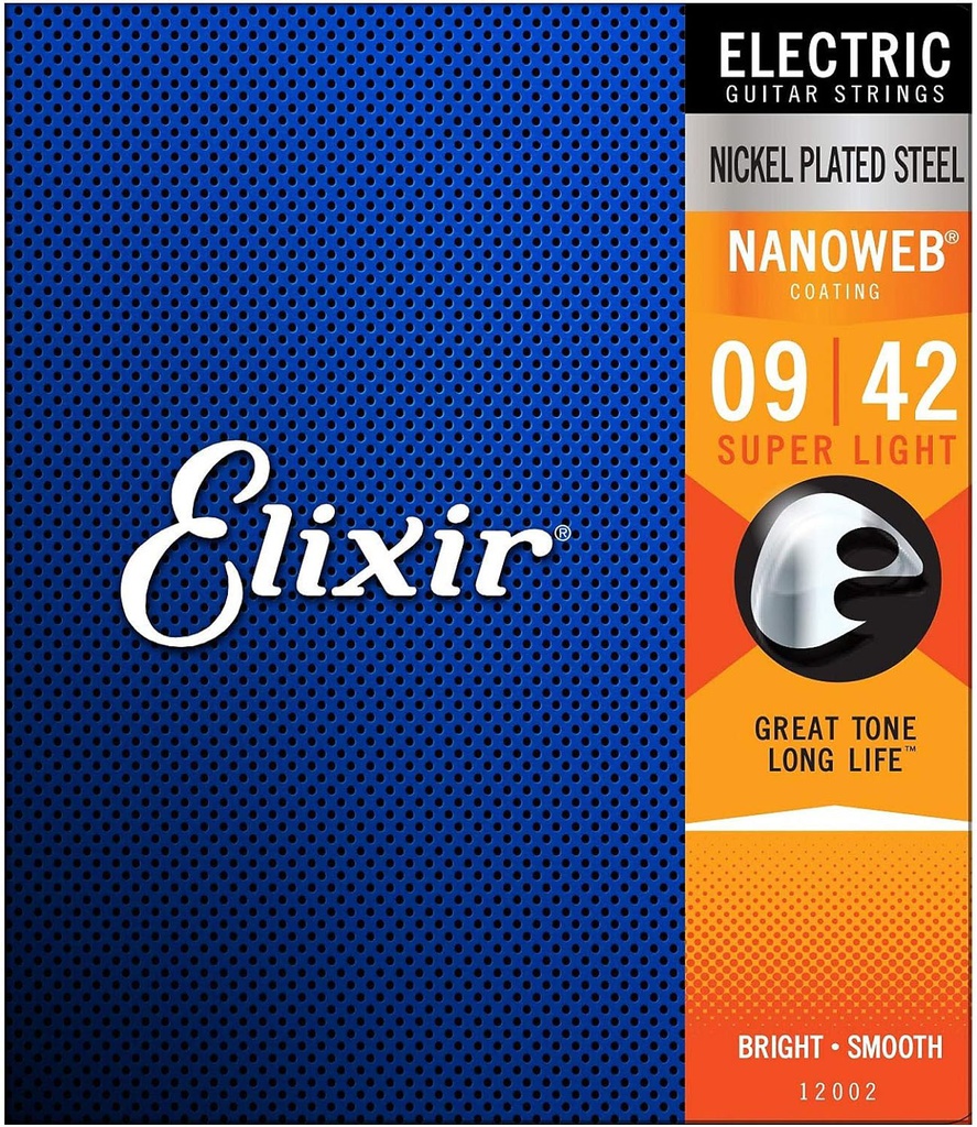 Juego De Cuerdas Para Guitarra Electrica Elixir-- 12002