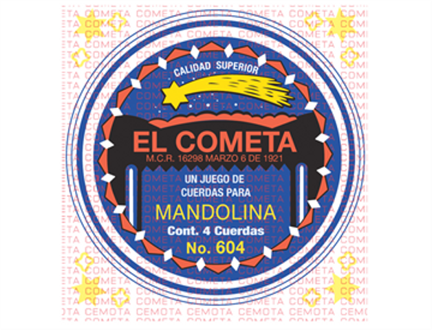 Juego De Cuerdas Para Mandolina El Cometa C/Borla-- COMA-604